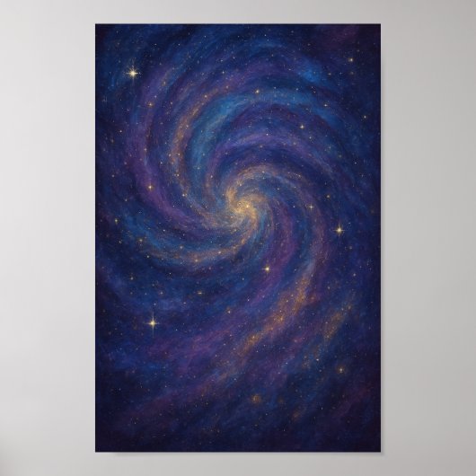 Poster Galactic Swirl (Devant)