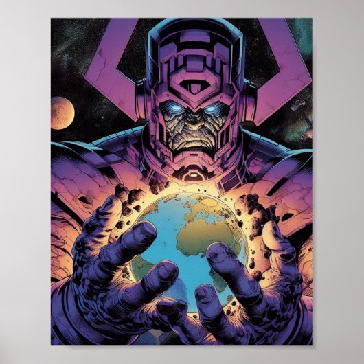 Poster Galactus Devours (Devant)