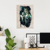 Poster Galadriel, ELROND™, & Gandalf Graphic (Bureau à domicile)