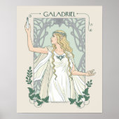 Poster Galadriel Lumière de Valinor Graphique (Devant)