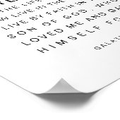 Poster Galates 2:20 Christ vit en moi (Coin)