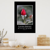 Poster Galates 5:13 Servir les autres avec amour (Cuisine)