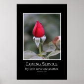 Poster Galates 5:13 Servir les autres avec amour (Devant)