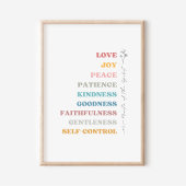 Poster Galates 5:22-23 Fruit de l'Esprit