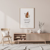 Poster "Galates 6:9 - Récolte de l'art mural de la patien