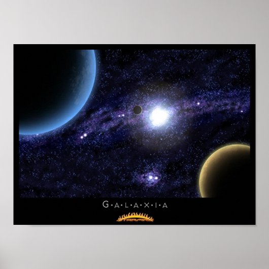 Poster Galaxia (Devant)