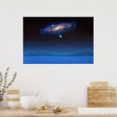 Poster Galaxie Blue Star (Cuisine)
