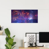 Poster Galaxie brillante dans l'espace (Bureau à domicile)
