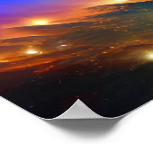 Poster Galaxie cosmique avec Star de tournage Imprimer (Coin)