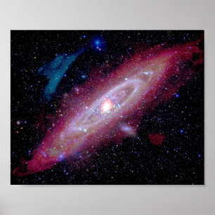 Poster Galaxie d'Andromède Messier 31 Image composite