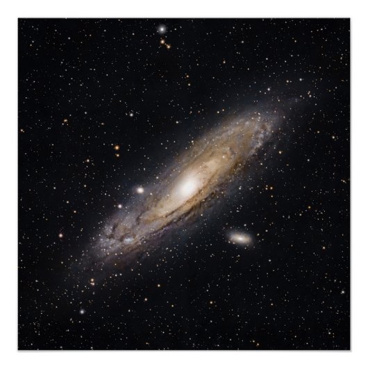 Poster Galaxie d'Andromède | Photographie spatiale (Devant)
