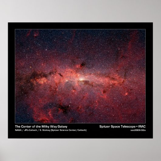 Poster Galaxie de la Voie Lactée (Devant)