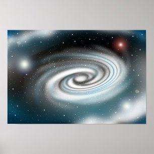 Poster Galaxie en expansion infinie.