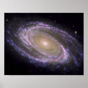 Poster Galaxie en spirale 81 plus malpropres