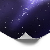 Poster Galaxie énorme. Harmonie de l'espace profond (Coin)
