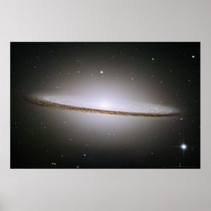 Poster Galaxie M104 36x24 (33x22) de sombrero