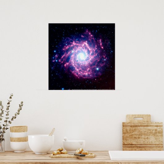 Poster Galaxie M74 (Cuisine)