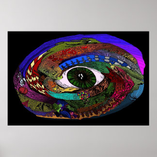 Poster Galaxie Mind Warp