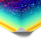 Poster Galaxie multicolore. Commandez dès maintenant  (Coin)