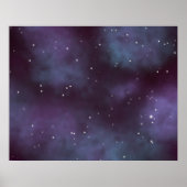Poster Galaxie mystique de Violet Dusty (Devant)