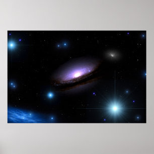 Poster Galaxie NGC 4526