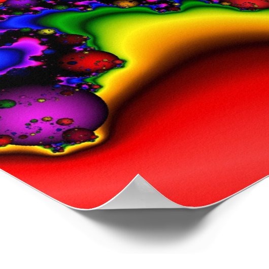 Poster Galaxie psychédélique (Coin)