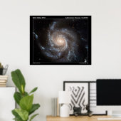 Poster Galaxie spirale M101 (Bureau à domicile)