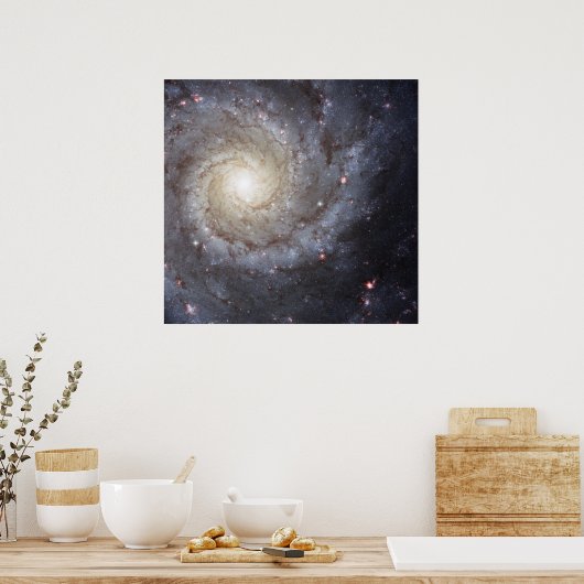Poster Galaxie spirale M74 (Cuisine)