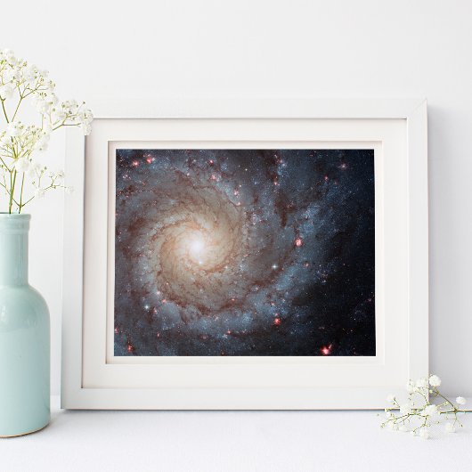Poster Galaxie spirale M74 10x8