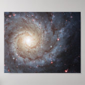Poster Galaxie spirale M74 10x8 (Devant)