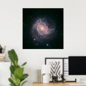 Poster Galaxie spirale M83 (NASA) (Bureau à domicile)