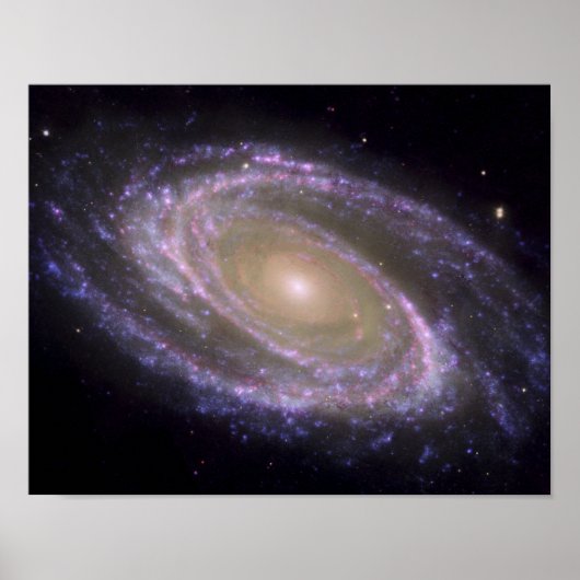 Poster Galaxie spirale Messier 81 (Devant)