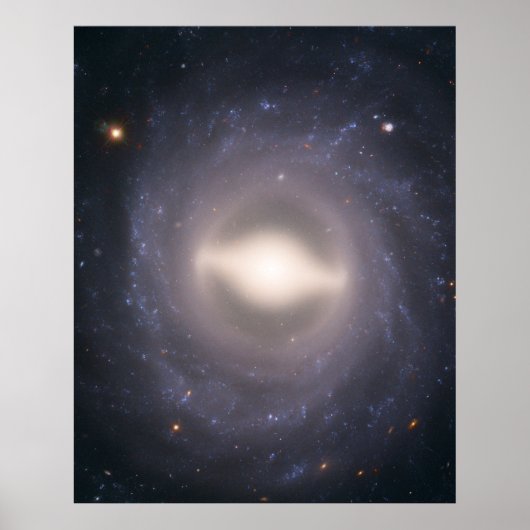Poster Galaxie Spirale Ngc 1015. (Devant)