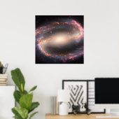 Poster Galaxie Spirale Ngc 1300. (Bureau à domicile)
