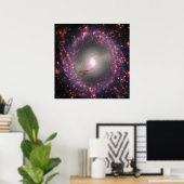 Poster Galaxie Spirale Ngc 3351. (Bureau à domicile)
