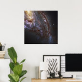 Poster Galaxie Spirale Ngc 3627. (Bureau à domicile)
