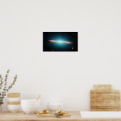 Poster Galaxie spirale Sombrero NGC 4594 (Cuisine)