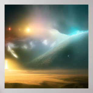 Poster Galaxie, Univers, Étoiles, Espace extra-atmosphéri