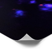 Poster Galaxies colorées (Coin)