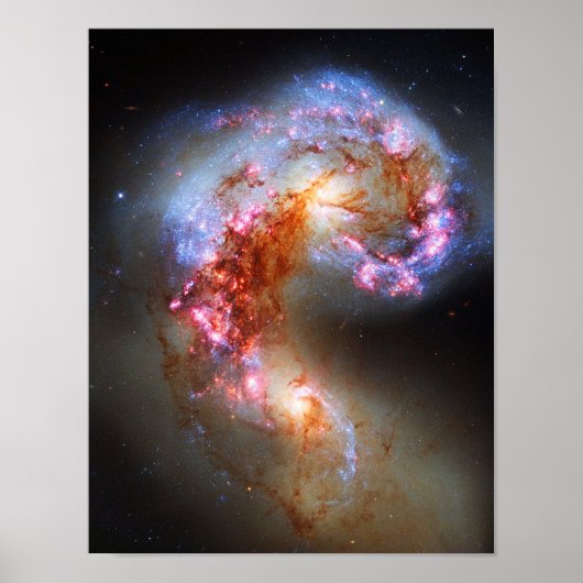 Poster Galaxies d'Antennes (Devant)
