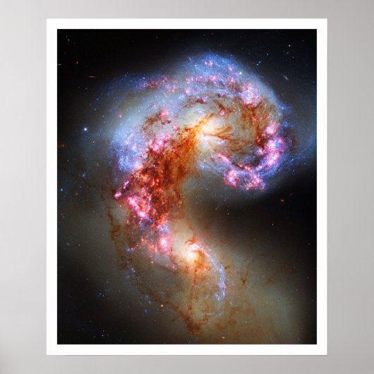 Poster Galaxies des Antennes (Devant)