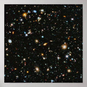 Poster Galaxies du champ ultra-profond de Hubble de la NA