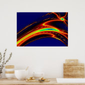 Poster Galaxies fractales (Cuisine)