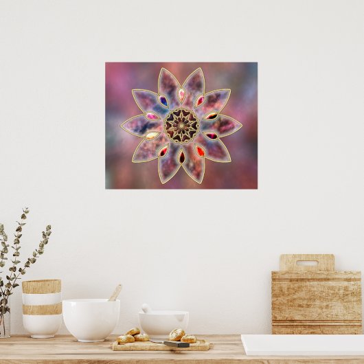 Poster Galaxies marbrées Imprimer (Cuisine)