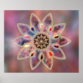 Poster Galaxies marbrées Imprimer (Devant)