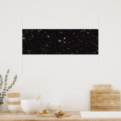 Poster Galaxies multilongueurs Panorama | Hubble & JWST (Cuisine)