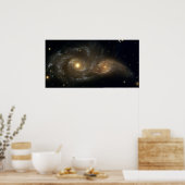 Poster Galaxies NGC 2207 et IC 2163 (Cuisine)