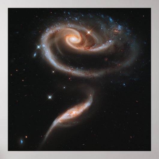 Poster Galaxies spirales en rosace (Devant)