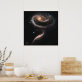 Poster Galaxies spirales roses (Cuisine)