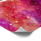 Poster Galaxy Aquarius Symbole Zodiaque Personnalisé Art (Coin)